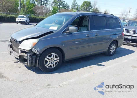 2007 Honda Odyssey Ex-L from USA, damaged, VIN 5FNRL386X7B421678